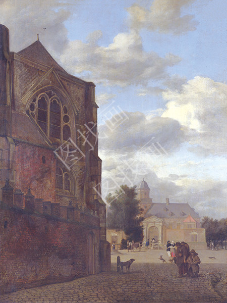 An Imaginary View of Nijenrode Castle and the Sacristy of Utrecht Cathedral